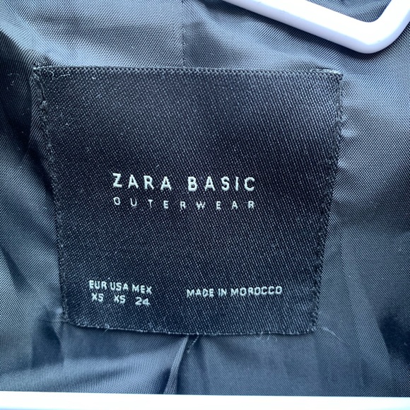 Zara Wool Coat with Hoodie - Picture 5 of 8